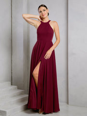 Eva USA EV3513 Long Chiffon Bridesmaids Formal Gown