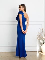 Eva USA EV3515 Knit Crepe Bridesmaids Dress