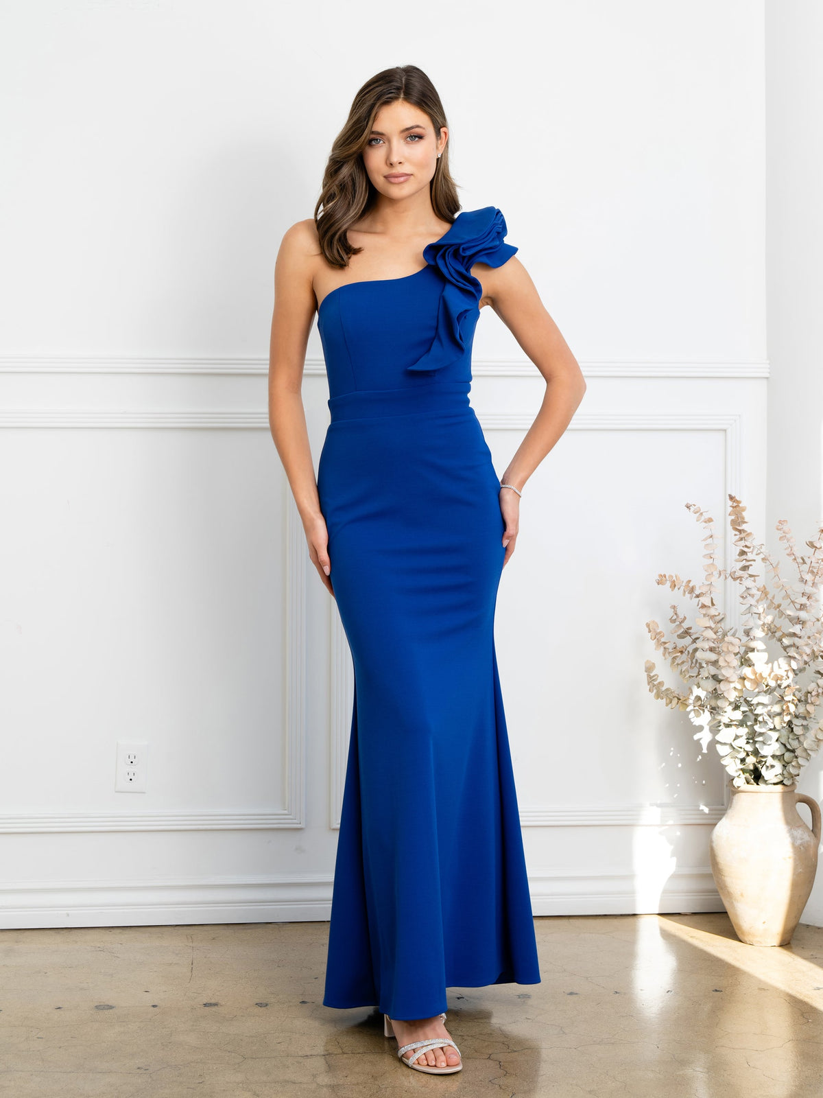 Eva USA 3515 Knit Crepe Bridesmaids Dress