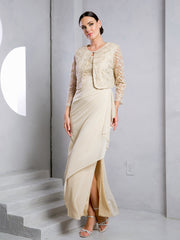 Eva USA EV3517 Two Piece Chiffon and Lace Mothers Gown