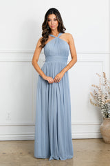 Eva USA EV3520 Stretch Chiffon Bridesmaids Dress