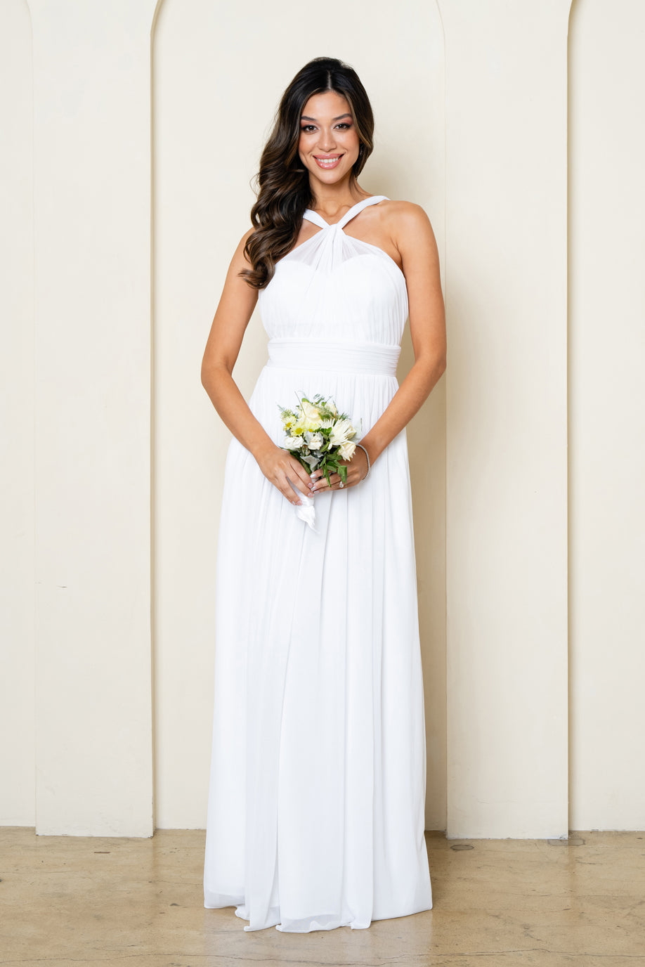 Eva USA 3520 Stretch Chiffon Bridesmaids Dress