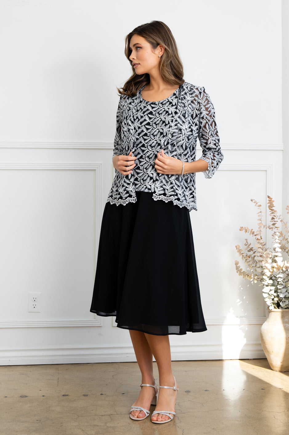 Eva USA 3530 Short Three Piece Formal Mother's Gown