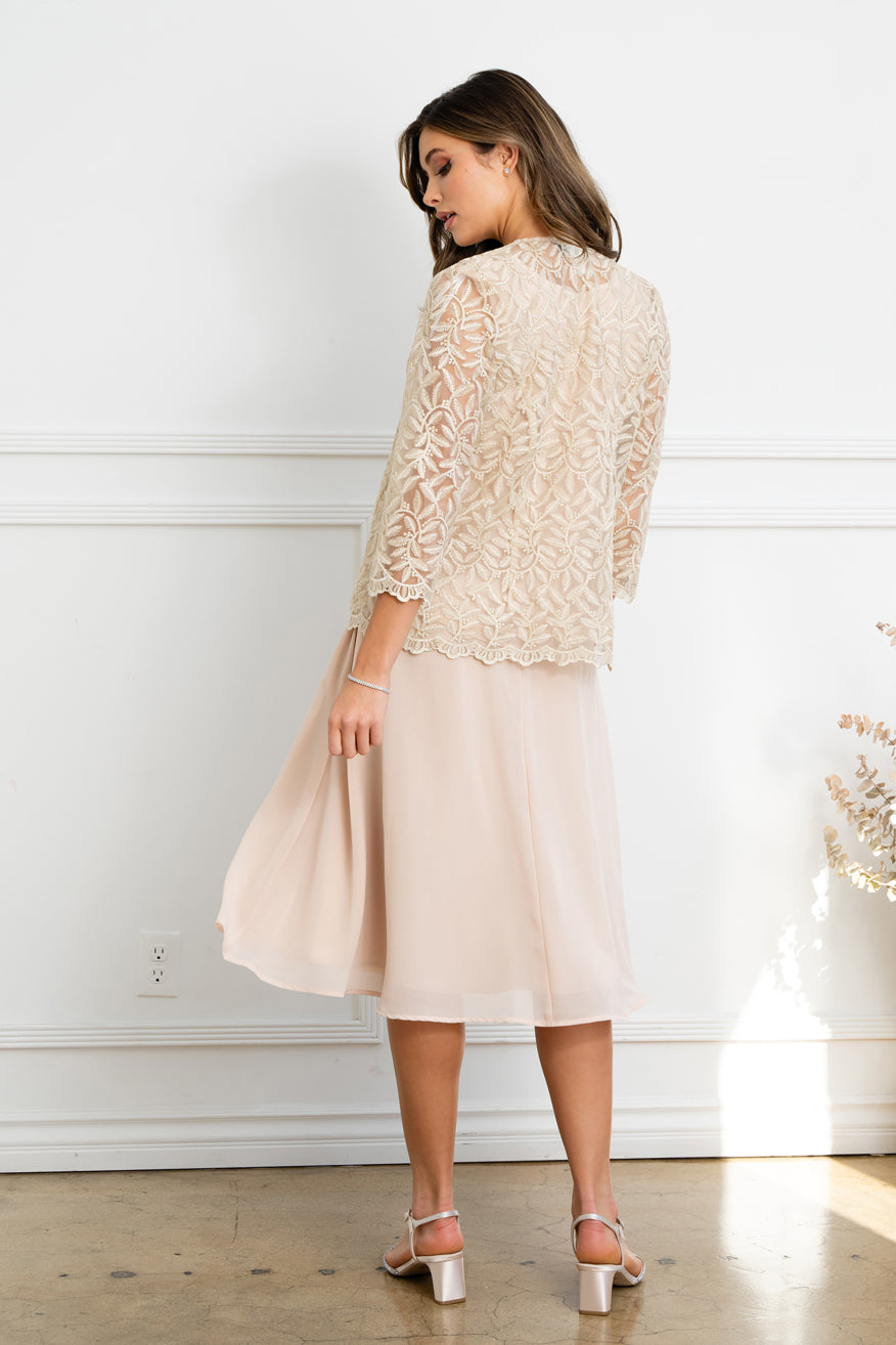 Eva USA 3530 Short Three Piece Formal Mother's Gown