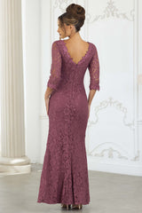 Lenovia 8373 Venice Lace Fit And Flare Mother's Formal Gown