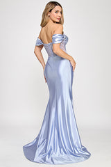 Lenovia 8403 Beaded Stretch Satin Prom Homecoming Gown