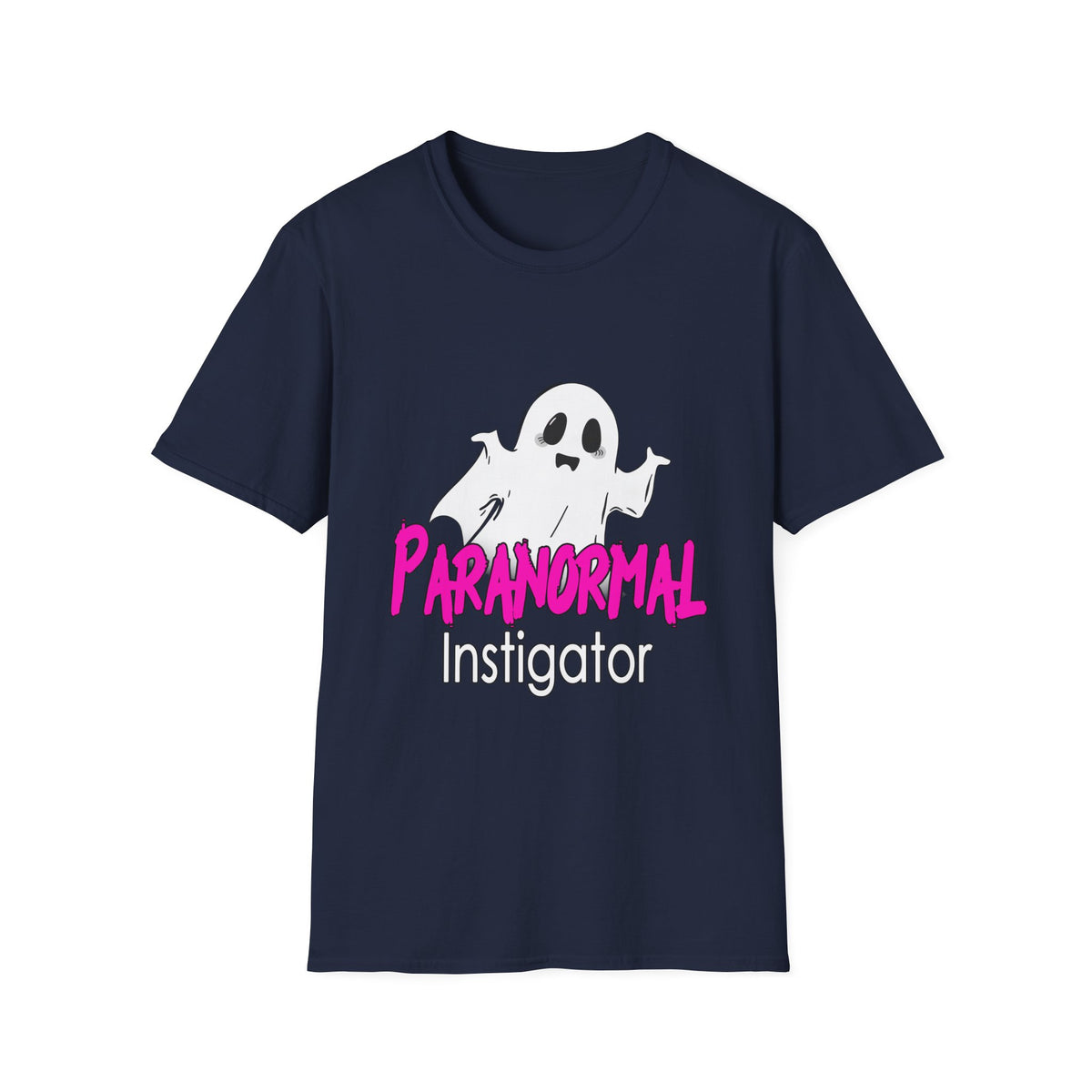 Paranormal Instigator Ghost T-Shirt — Cute Spooky Halloween Tee
