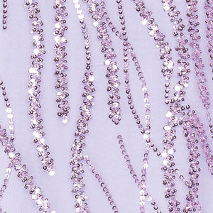 Dancing Queen 4418 Sequined Fitted Prom Gown