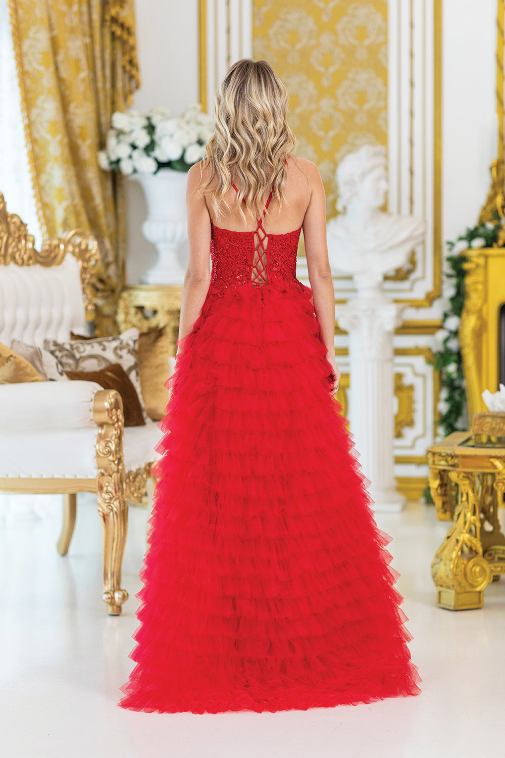 Dancing Queen 4491 Full Traditional Ball Prom Gown