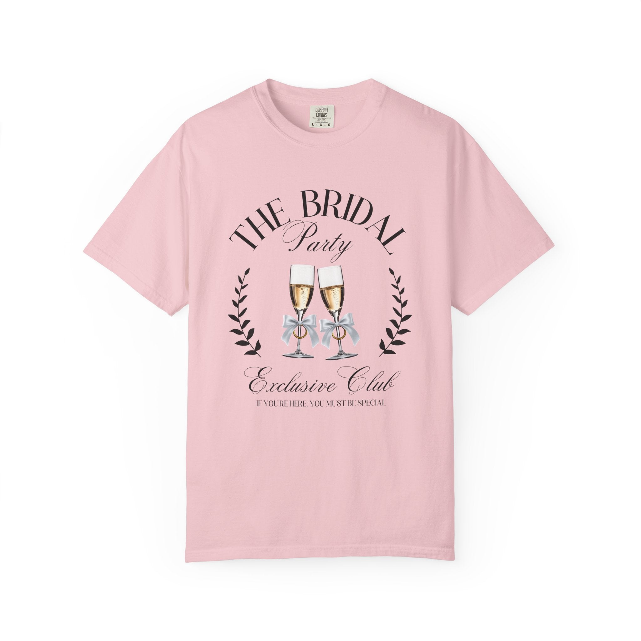 Bridal Party T-Shirt, Wedding Tee, Bachelorette Event Shirt, Bridal Shower Gift, Exclusive Club Apparel