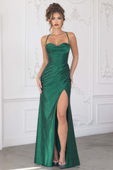 Lenovia 8391 Rhinestone Studded Bridesmaid Dress With Corset Bodice