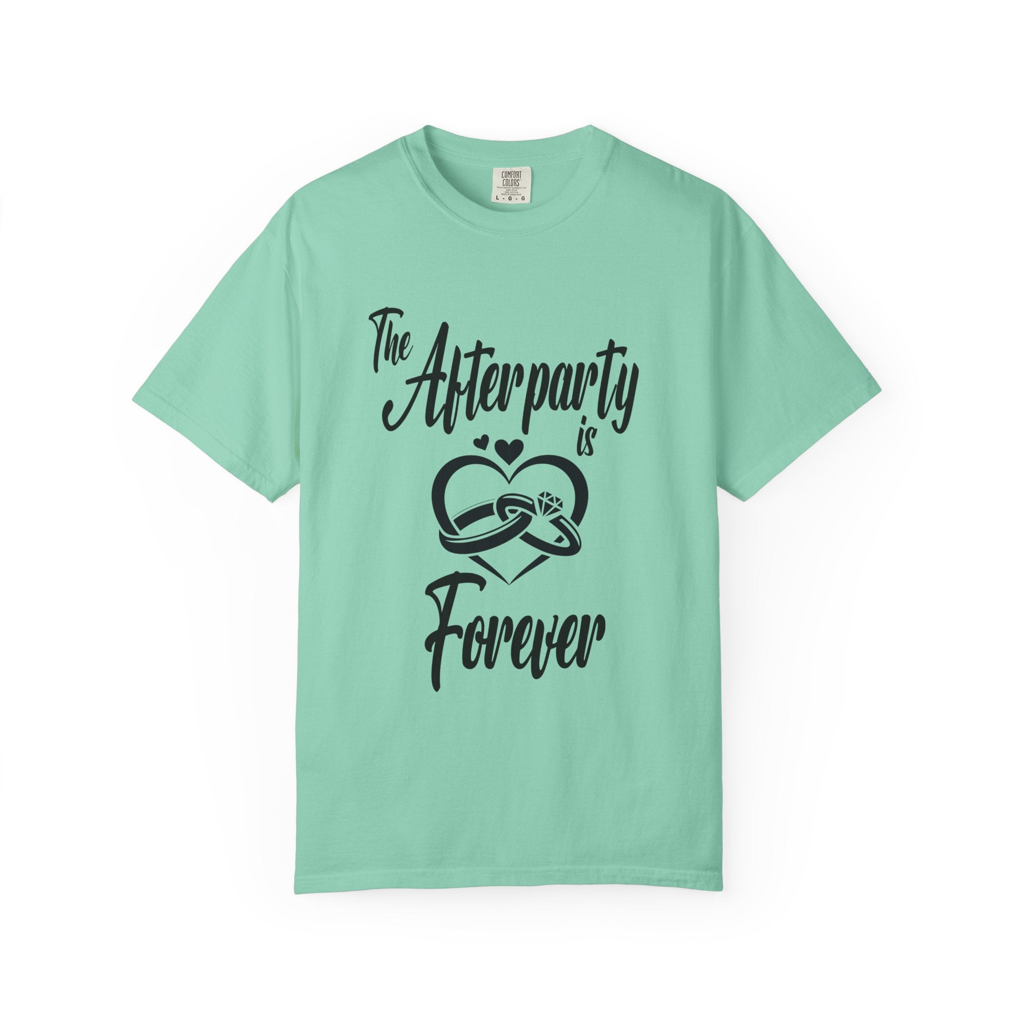 Afterparty Forever T-shirt, Unisex Party Tee, Wedding Celebration Shirt, Funny Couples Gift, Custom Graphic T-shirt