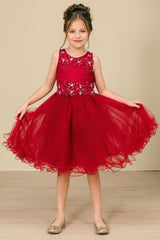 Cinderella Couture Kids 5010 Illusion Lace Pageant Dress