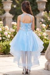 Cinderella Couture 5101 Girls Beaded Hi-low Pageant Gown With Layers