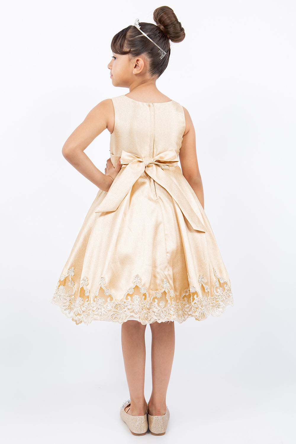 Cinderella Couture CCK-5127 Satin Laser Cut Party Dress