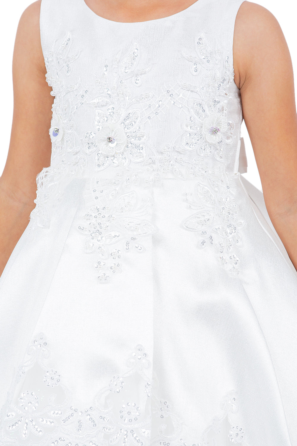 Cinderella Couture CCK-5127 Satin Laser Cut Party Dress