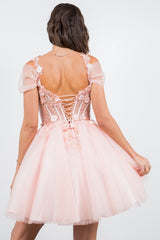 Cinderella Couture 5134J Sparkle Tulle Pixie Homecoming Dress