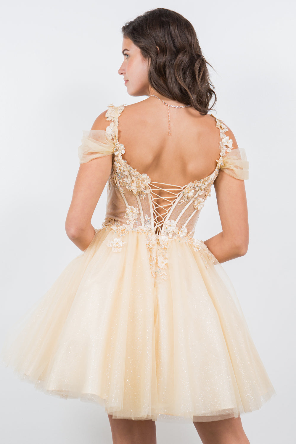 Cinderella Couture 5134J Sparkle Tulle Pixie Homecoming Dress