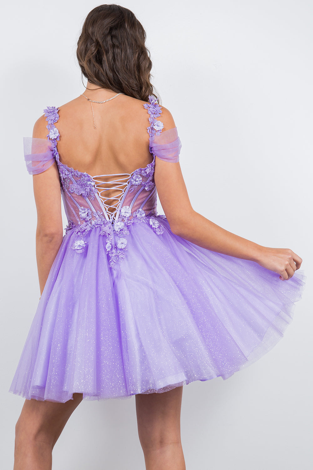 Cinderella Couture 5134J Sparkle Tulle Pixie Homecoming Dress