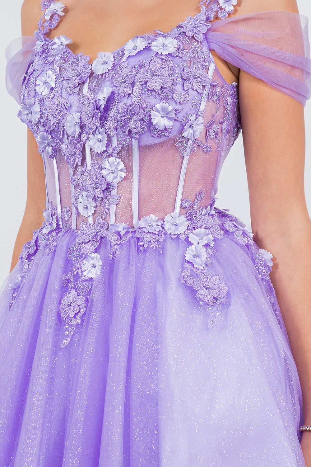 Cinderella Couture 5134J Sparkle Tulle Pixie Homecoming Dress