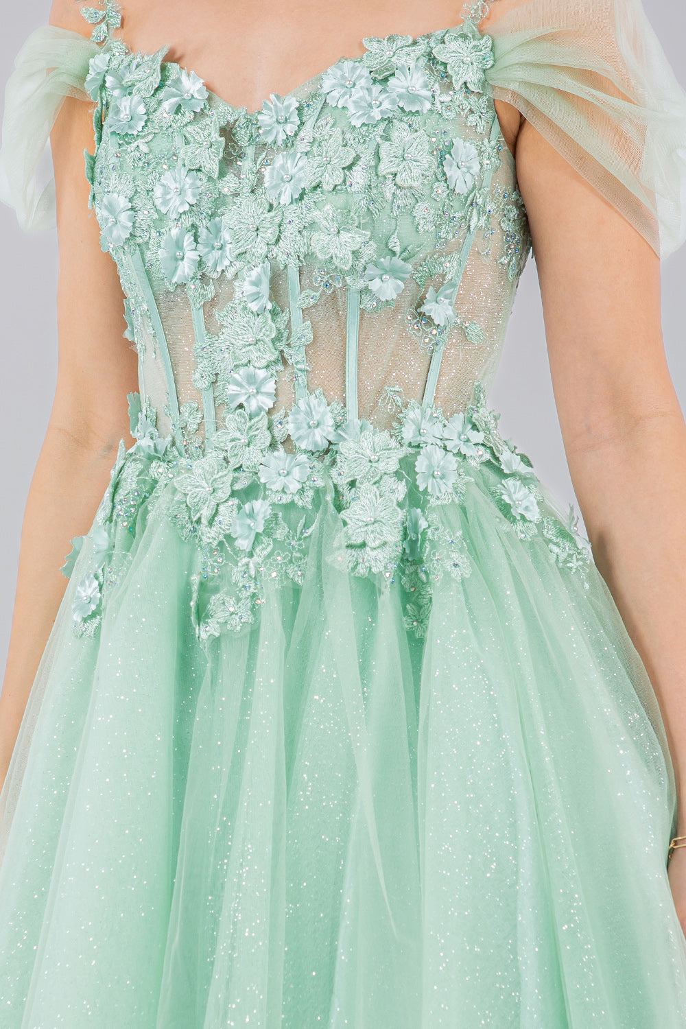 Cinderella Couture 5134J Sparkle Tulle Pixie Homecoming Dress