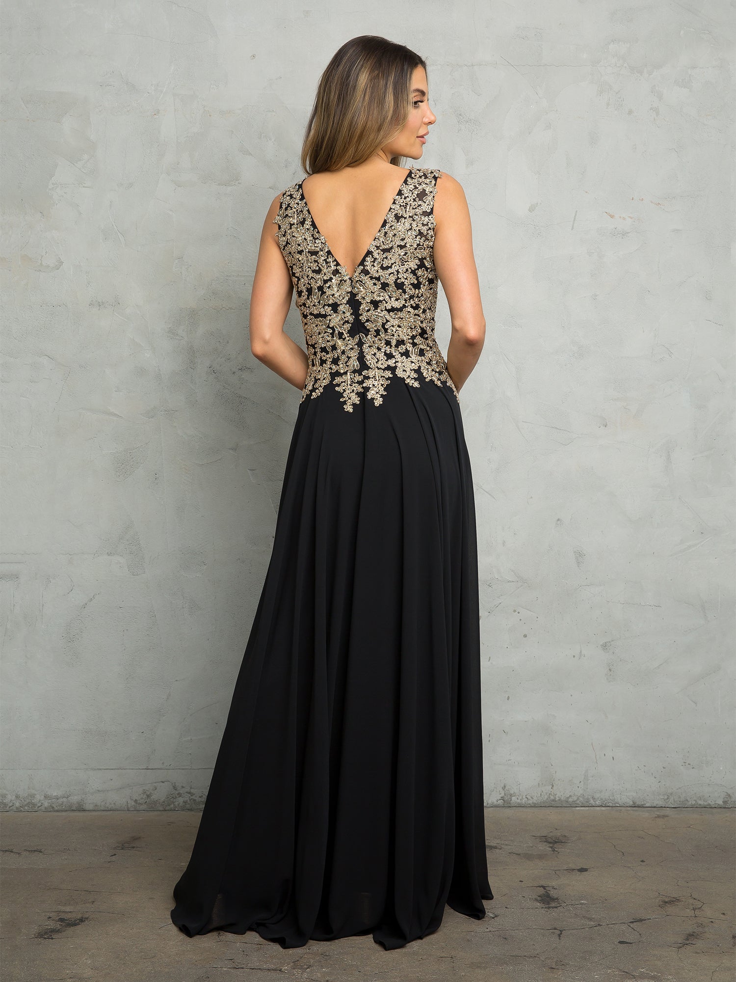 Eva USA 5233 Mother of the Bride Formal Gown in Lace and Chiffon