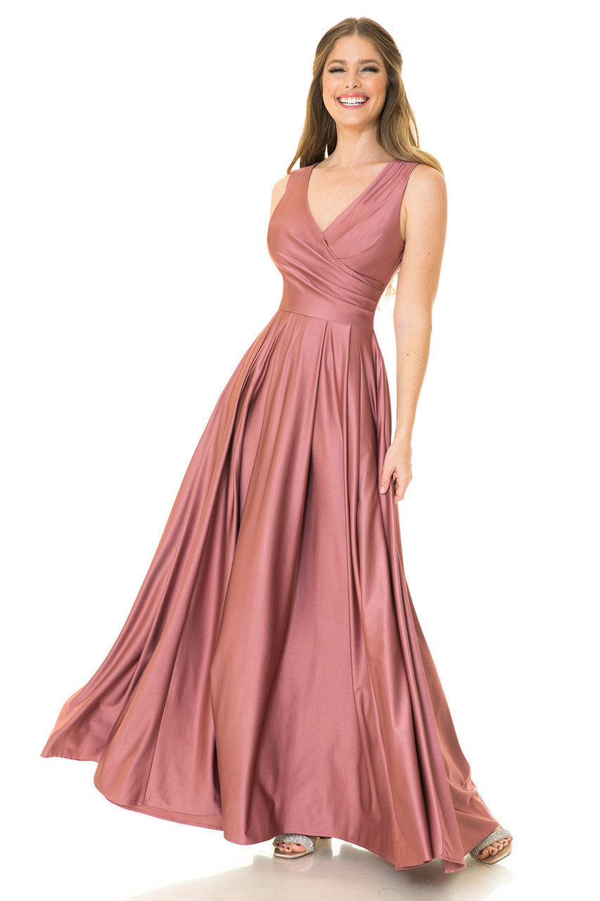 Lenovia 5242 Sleeveless Bridesmaid Dress with Pockets