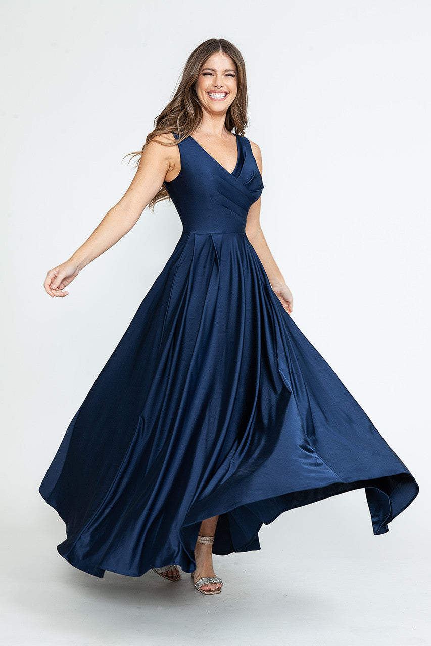 Lenovia 5242 Sleeveless Bridesmaid Dress with Pockets