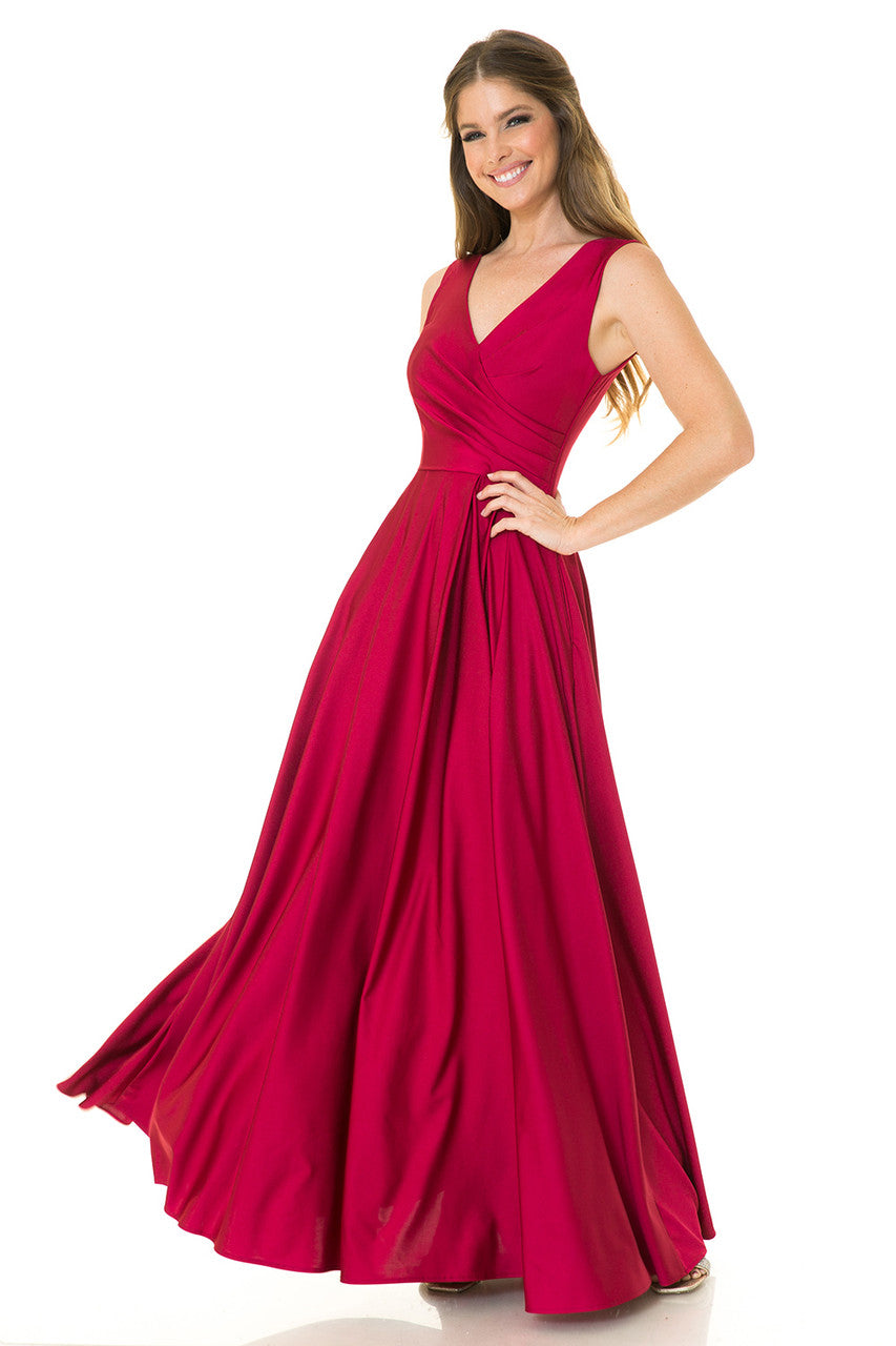 Lenovia 5242 Sleeveless Bridesmaid Dress with Pockets