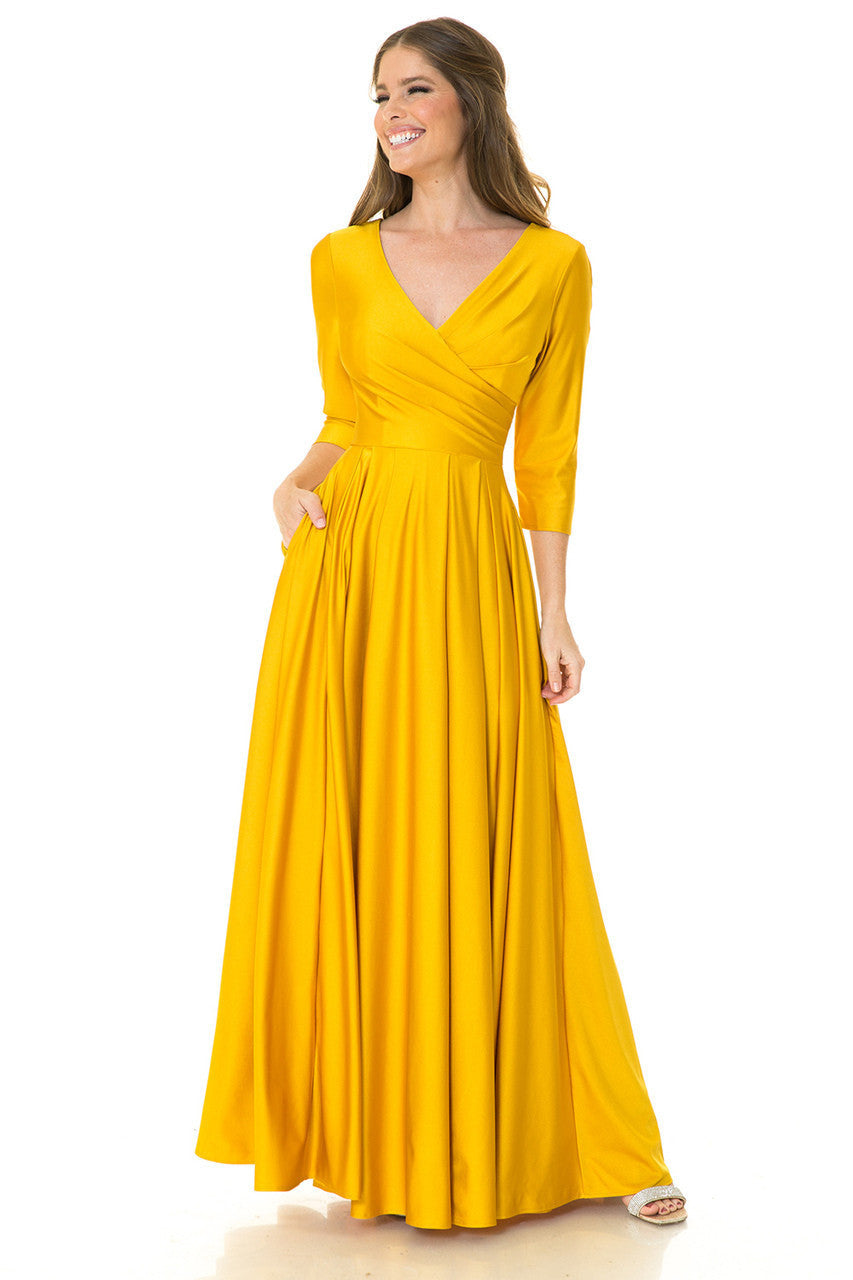 Lenovia 5243 Wrap Style Bridesmaid Dress