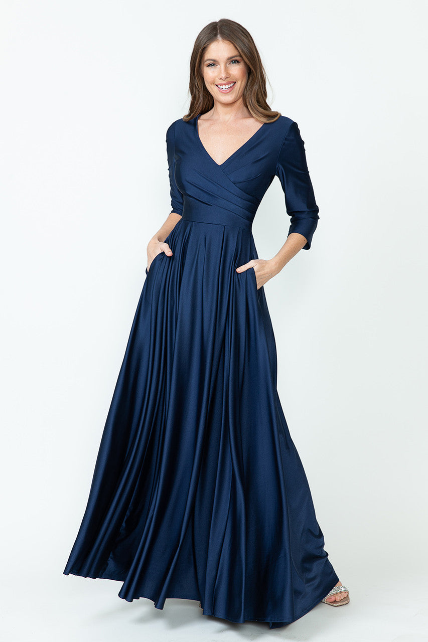 Lenovia 5243 Wrap Style Bridesmaid Dress