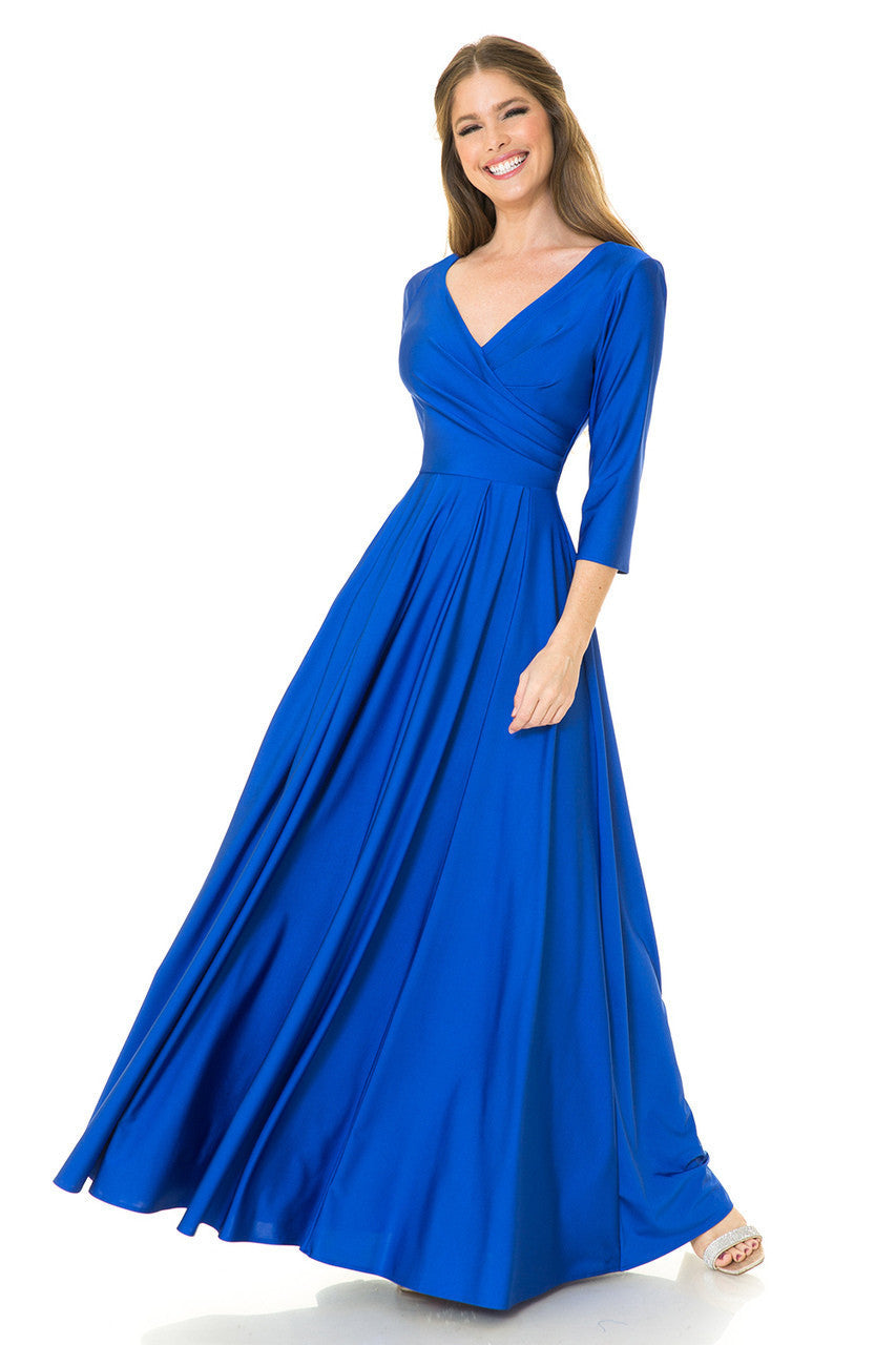 Lenovia 5243 Wrap Style Bridesmaid Dress