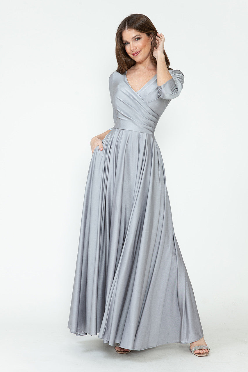 Lenovia 5243 Wrap Style Bridesmaid Dress