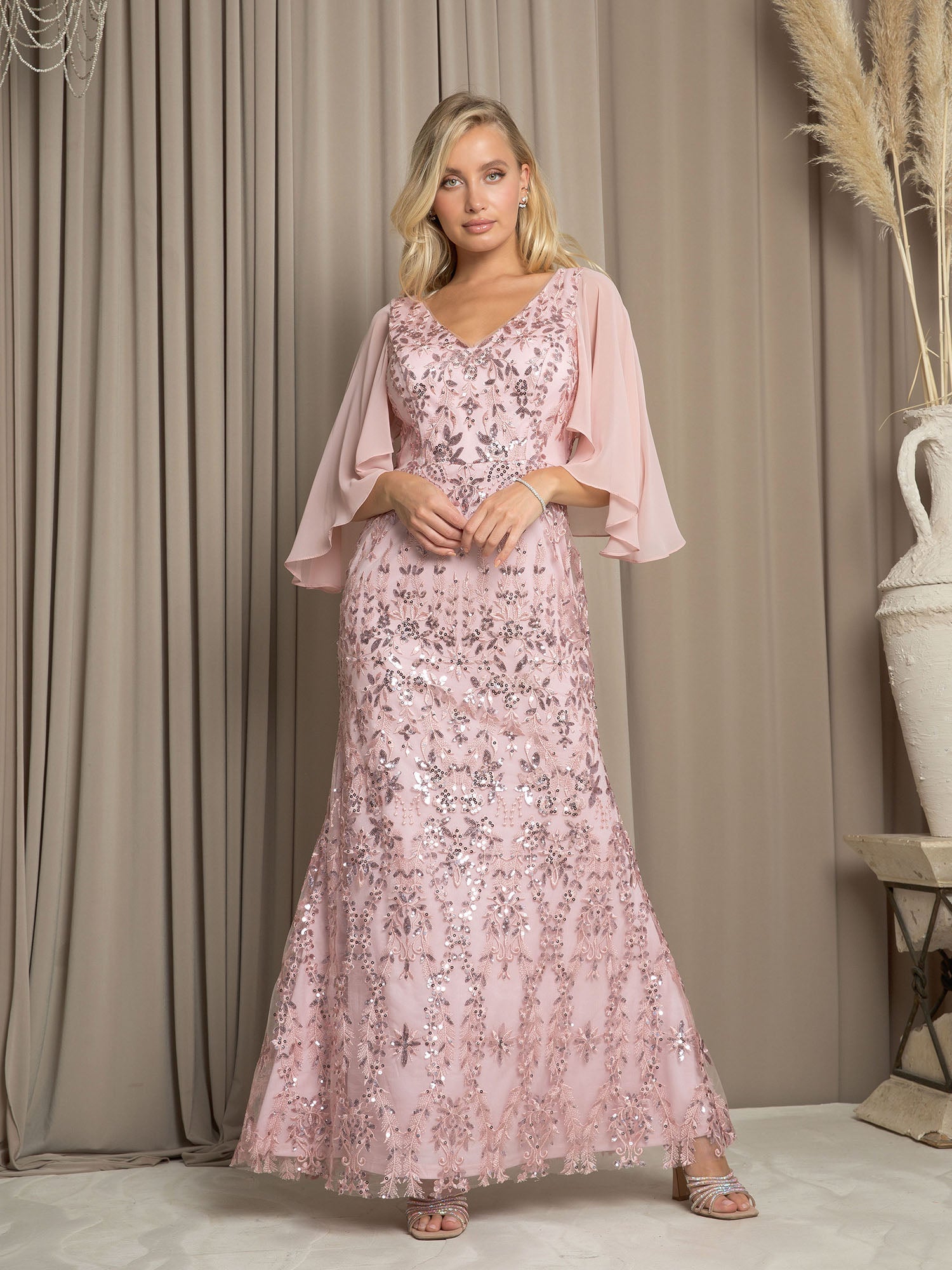 Eva USA 5255 Embellished Formal Gown