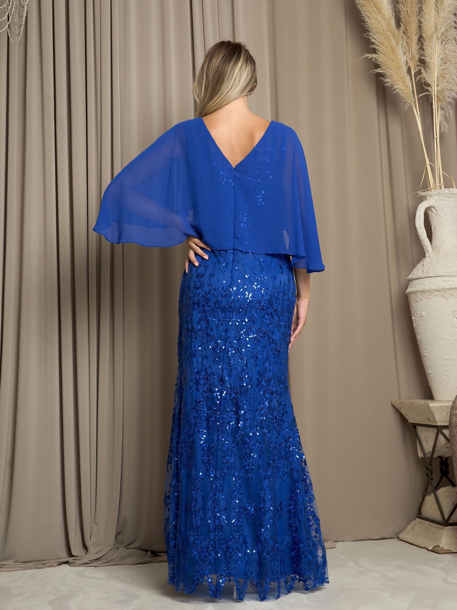 Eva USA 5255 Embellished Formal Gown