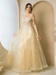 Eva USA EV5270 Tulle Prom Gown