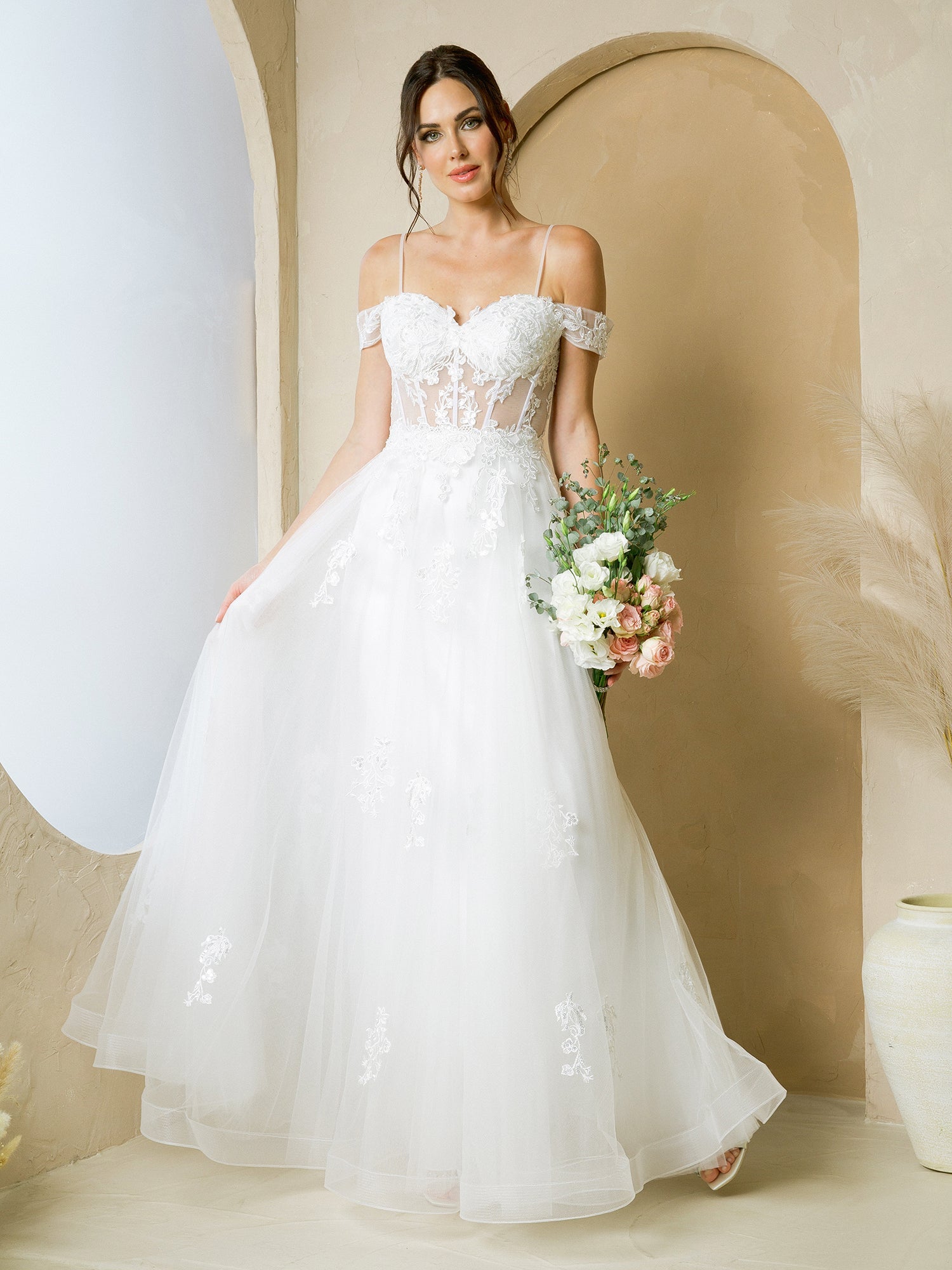 Eva USA 5270 Tulle Prom Gown