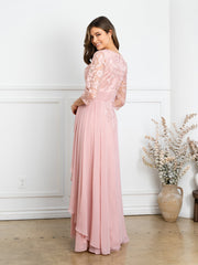 Eva USA 5283 Chiffon and Lace Mothers Gown