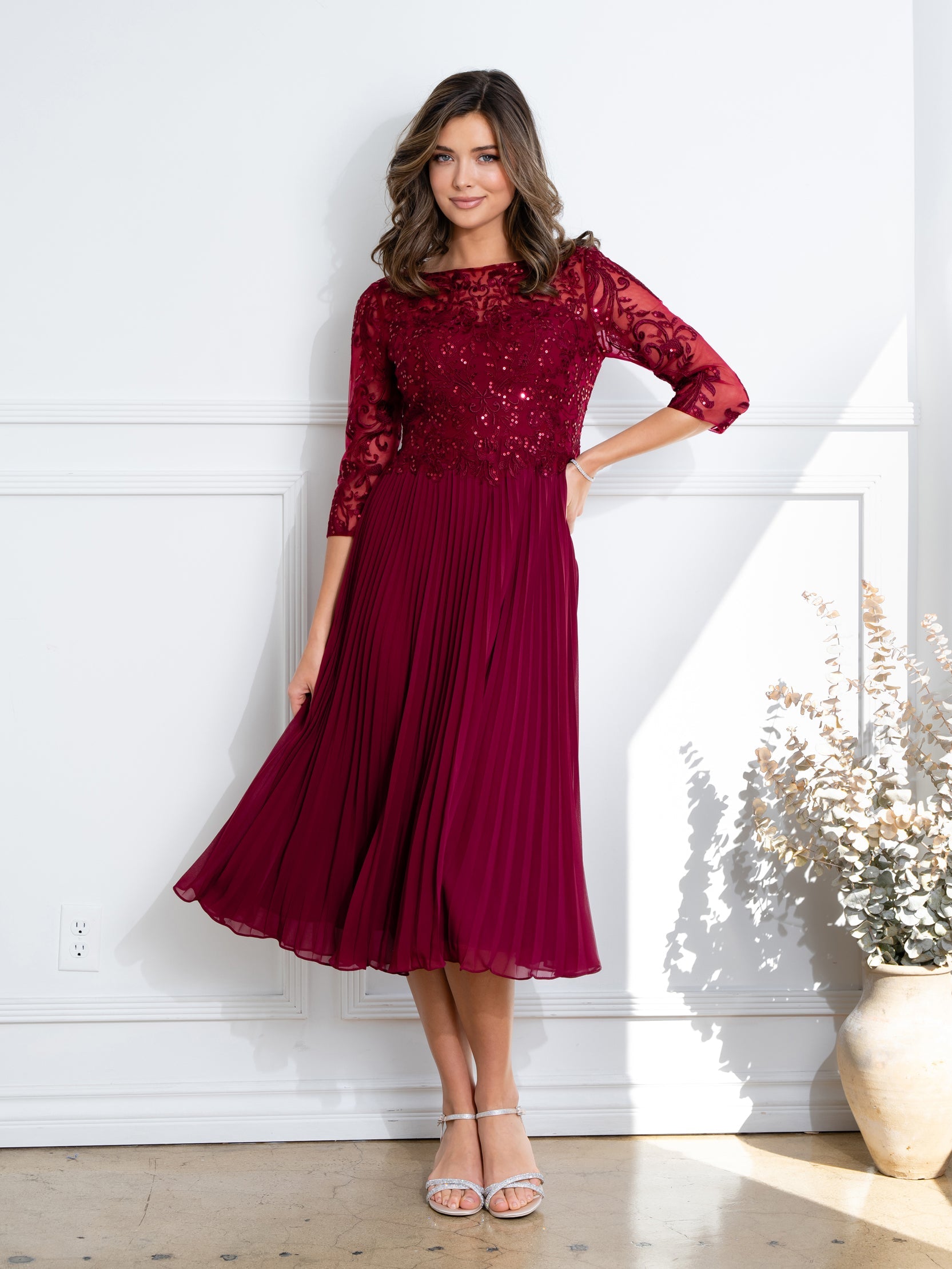 Eva USA 5285 Short Mothers Gown