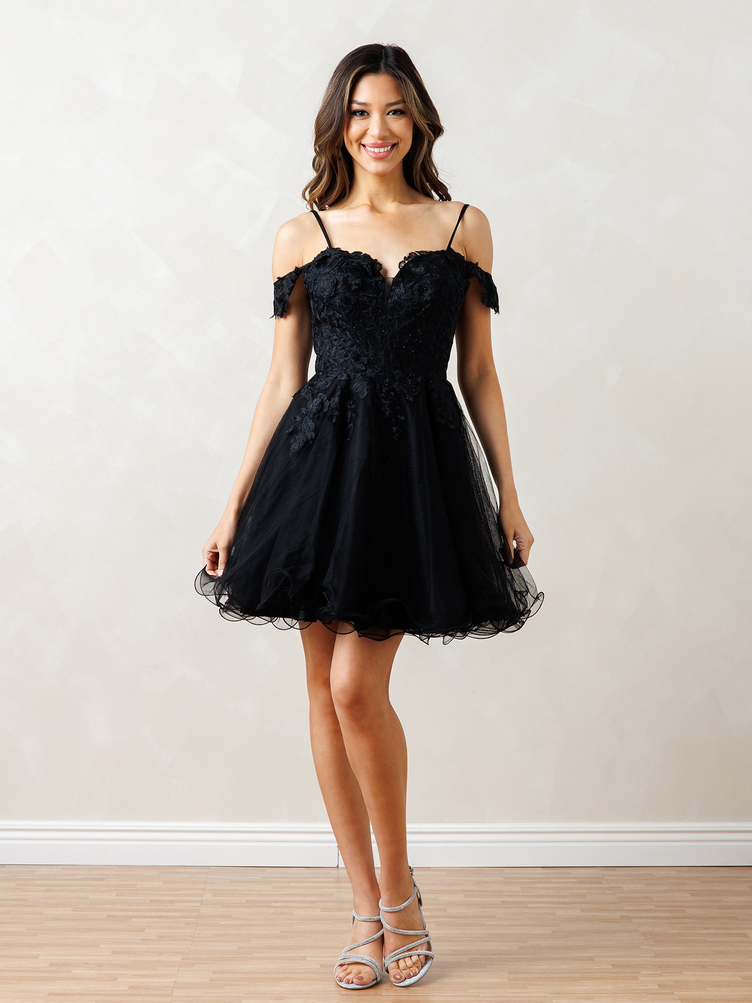 5292 Eva USA 5292 Mini Tulle Homecoming Prom Dress With Full Skirt – Rowan ...
