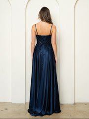 Eva USA EV5294 Satin Evening Gown