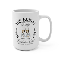 Bridal Party Mug - Perfect Gift for Wedding Showers, Bachelorette Parties, Personalized Drinkware for Celebrations, Keepsake for Bridesmaids