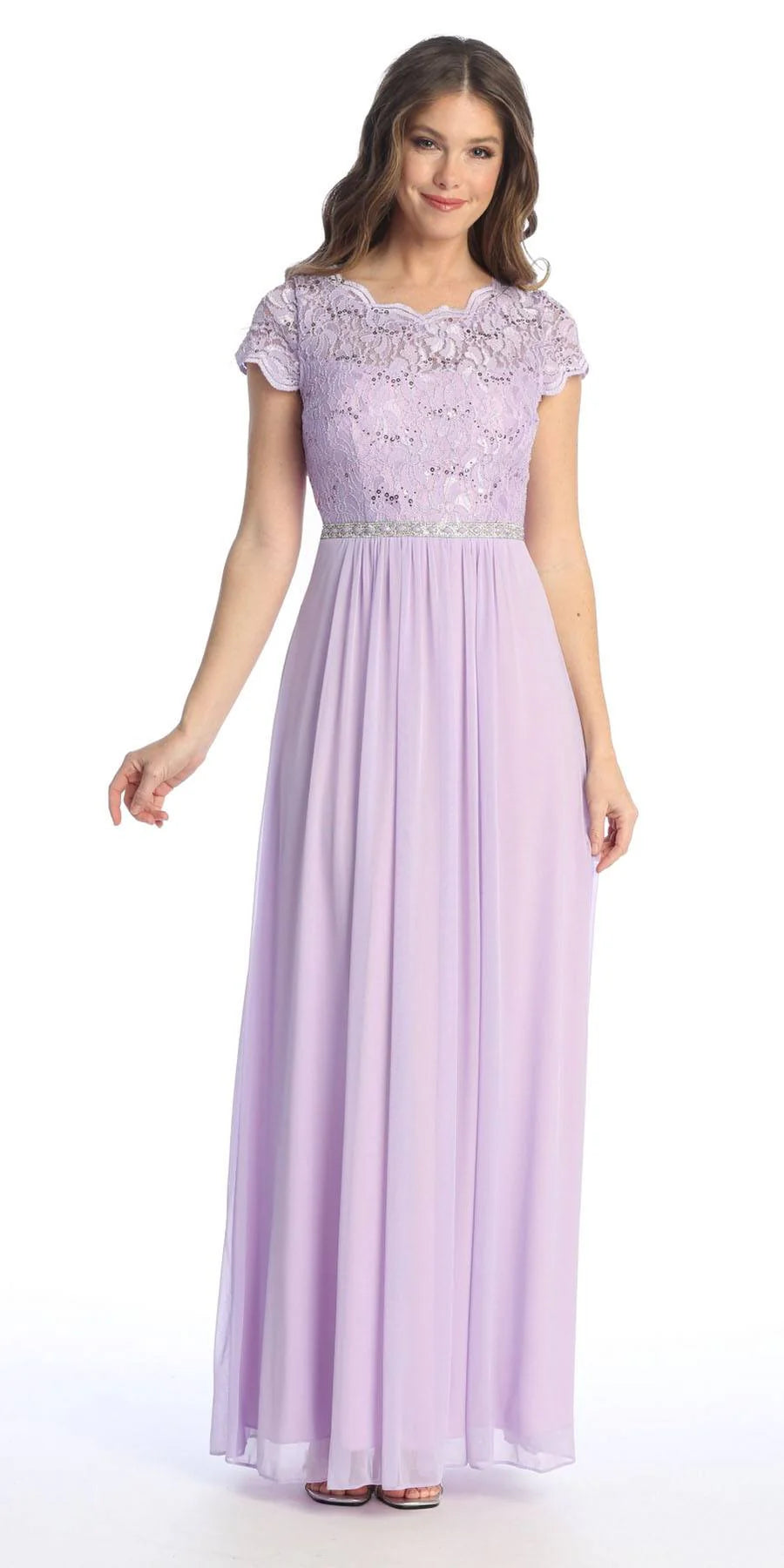 Celavie 6469 Mother of the Bride Formal Gown in Lace and Chiffon