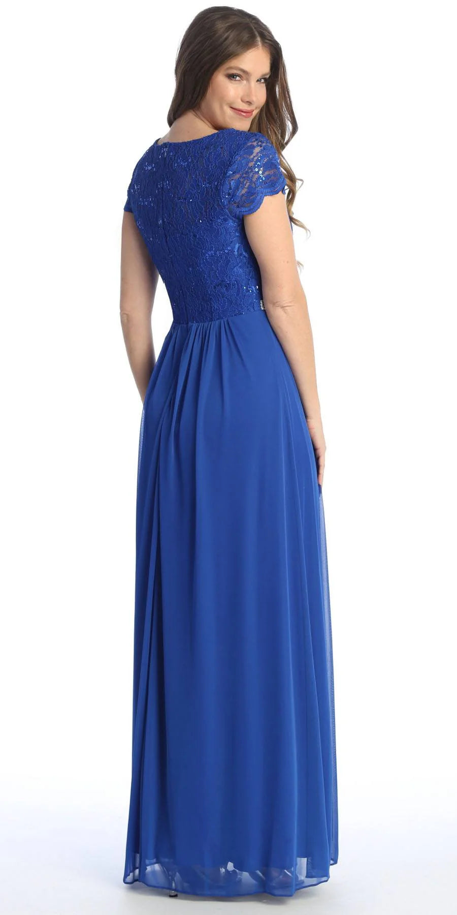 Celavie 6469 Mother of the Bride Formal Gown in Lace and Chiffon
