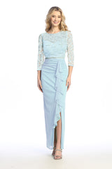 Celavie 6657-L Chiffon and Lace Mother Of The Bride Gown
