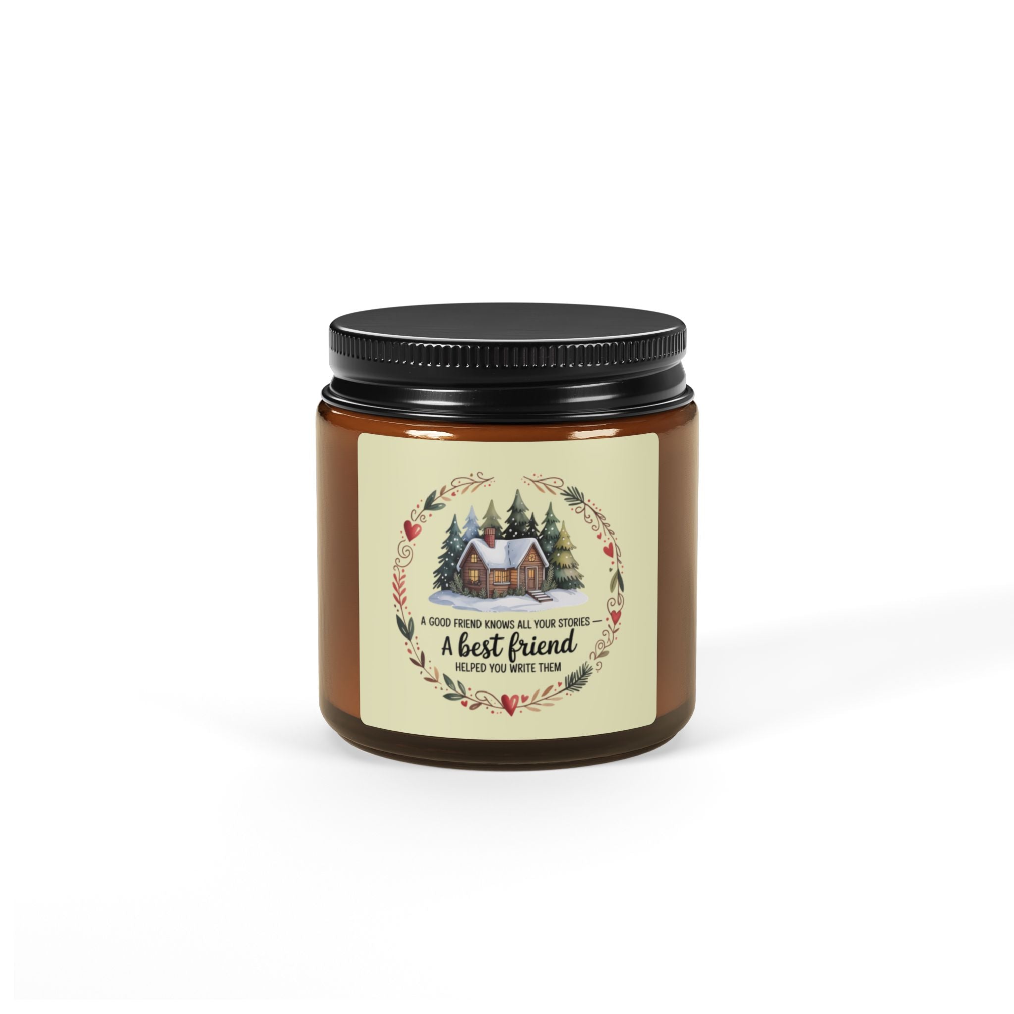 Cozy Best Friend Scented Soy Candle – Perfect Gift for Friends, Home Decor, Relaxation, Self-Care, and Celebrations
