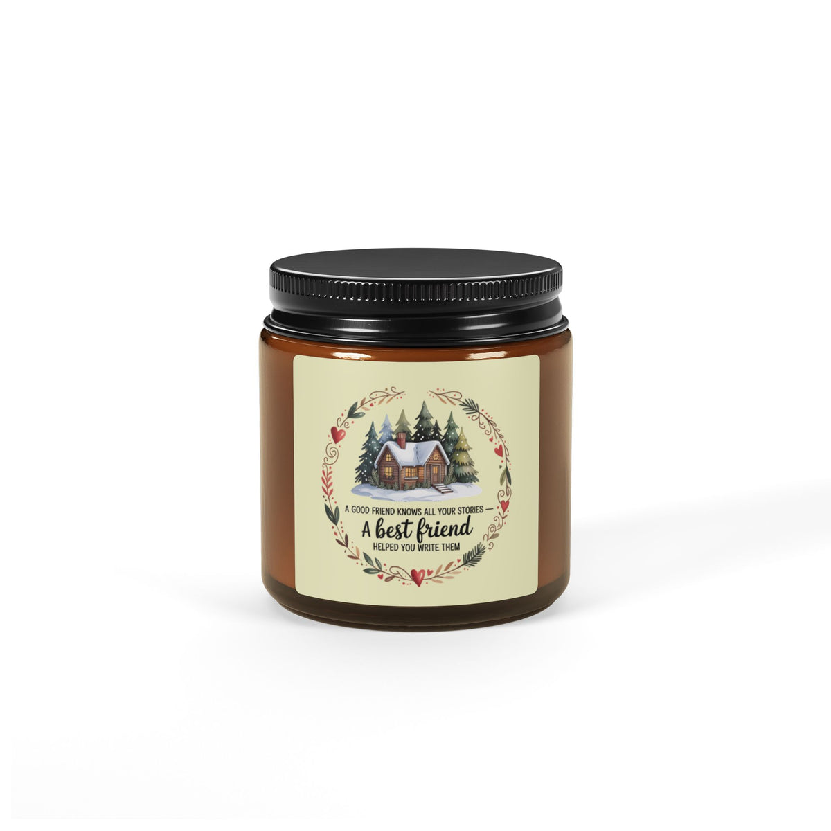 Cozy Best Friend Scented Soy Candle – Perfect Gift for Friends, Home Decor, Relaxation, Self-Care, and Celebrations