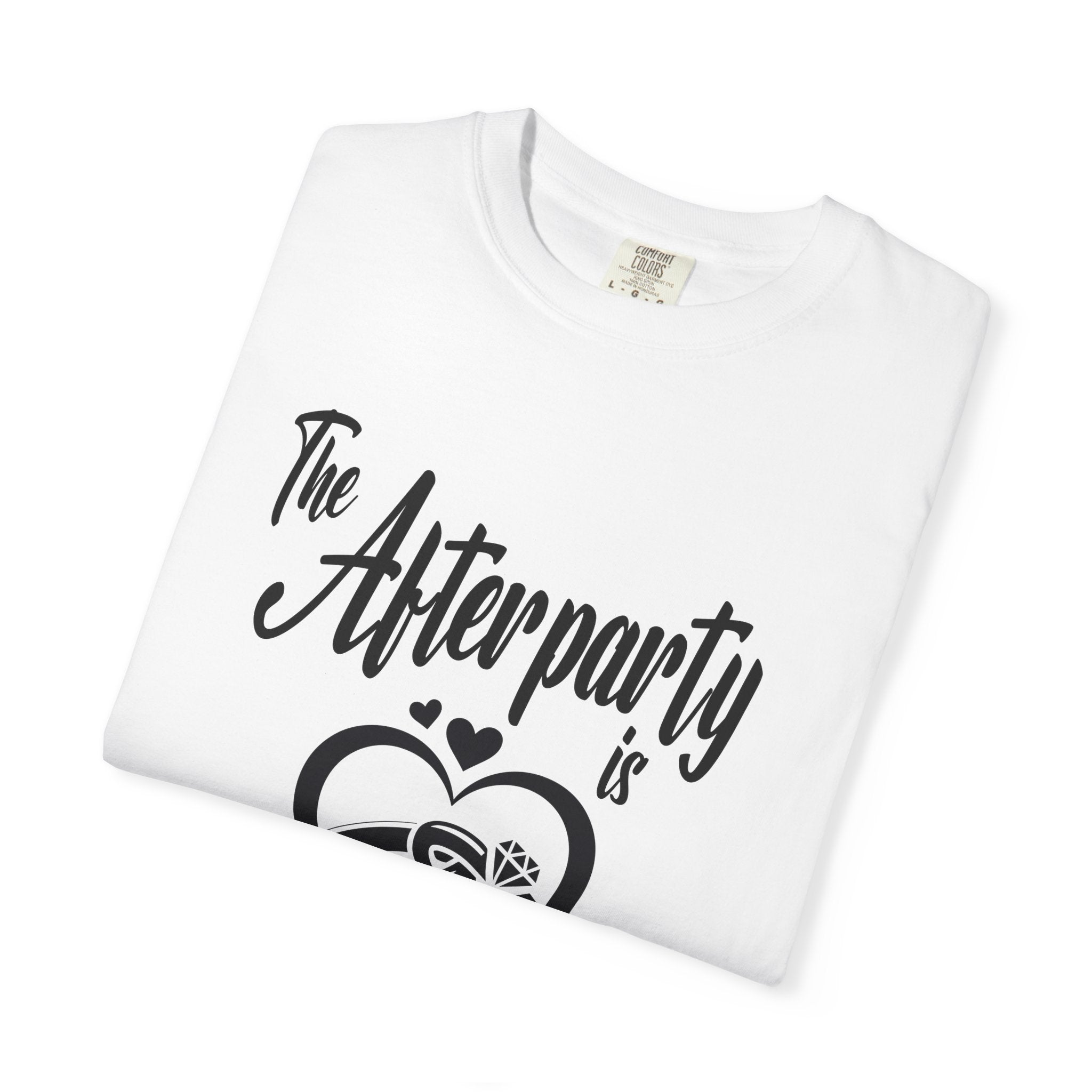 Afterparty Forever T-shirt, Unisex Party Tee, Wedding Celebration Shirt, Funny Couples Gift, Custom Graphic T-shirt