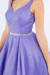 Cinderella 8047J Short Glitter Mesh Homecoming or Party Dress