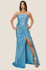 Cinderella Couture 8052-J Full Sequin Prom Gown